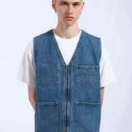 Smanicato Jeans Dr Denim Denver Worker Vest