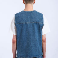 Smanicato Jeans Dr Denim Denver Worker Vest