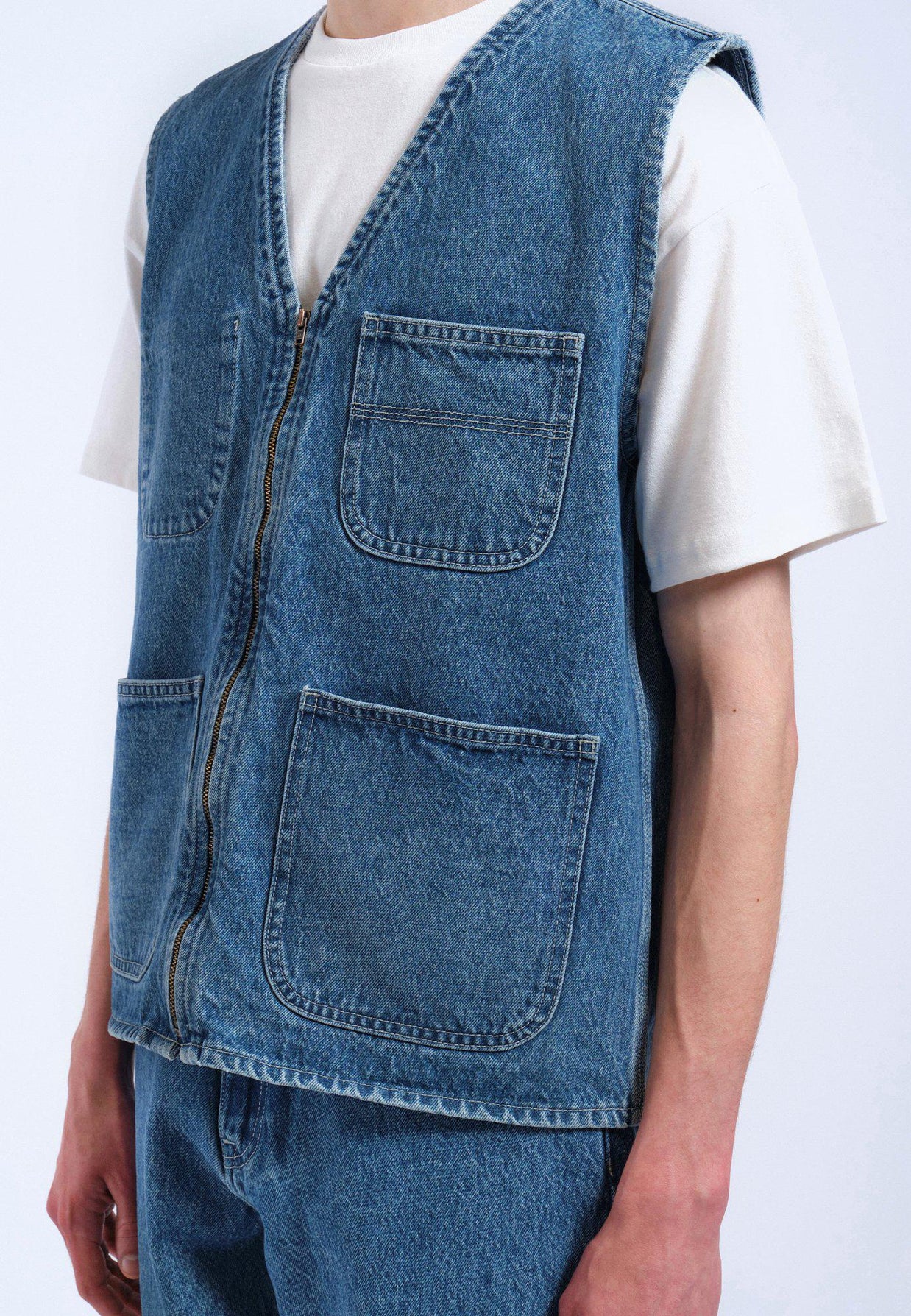 Smanicato Jeans Dr Denim Denver Worker Vest