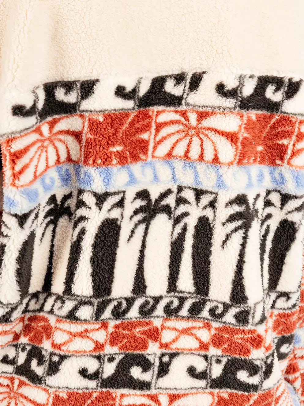 Pile Rip Curl Oceanic Zip Thru Polar Fleece