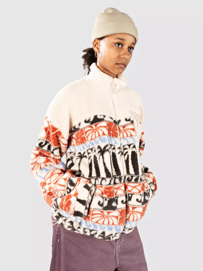 Pile Rip Curl Oceanic Zip Thru Polar Fleece