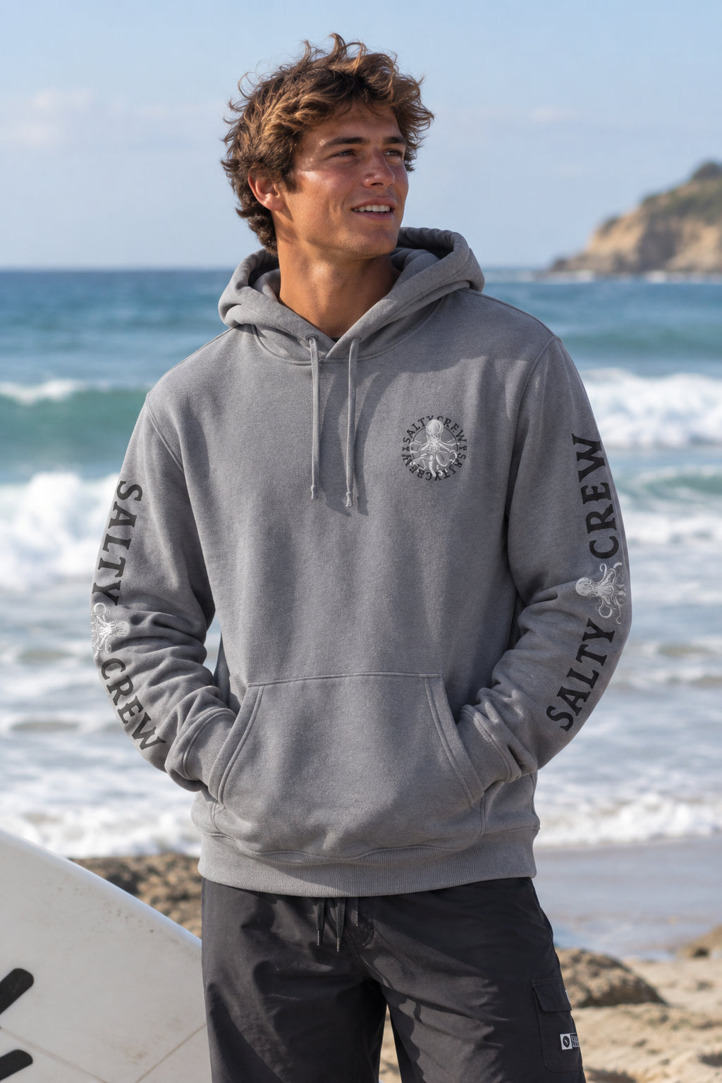 Felpa Cappuccio Uomo Salt Crew Tentacles