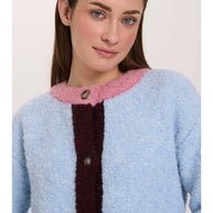 Cardigan 24 Colours con Dettagli a Contrasto