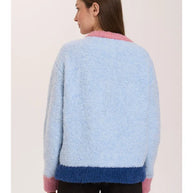 Cardigan 24 Colours con Dettagli a Contrasto