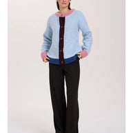 Cardigan 24 Colours con Dettagli a Contrasto