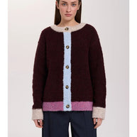 Cardigan 24 Colours con Dettagli a Contrasto