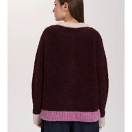 Cardigan 24 Colours con Dettagli a Contrasto