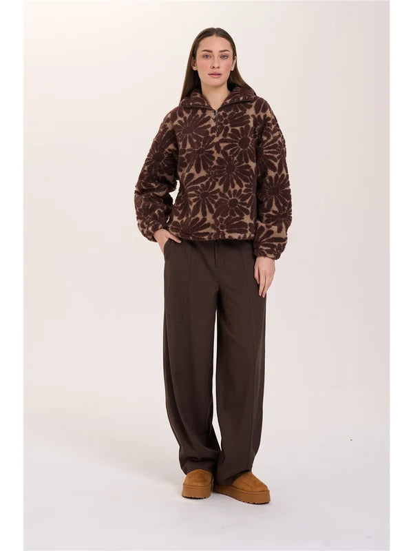 Felpa Sherpa Floreale 24 Colours