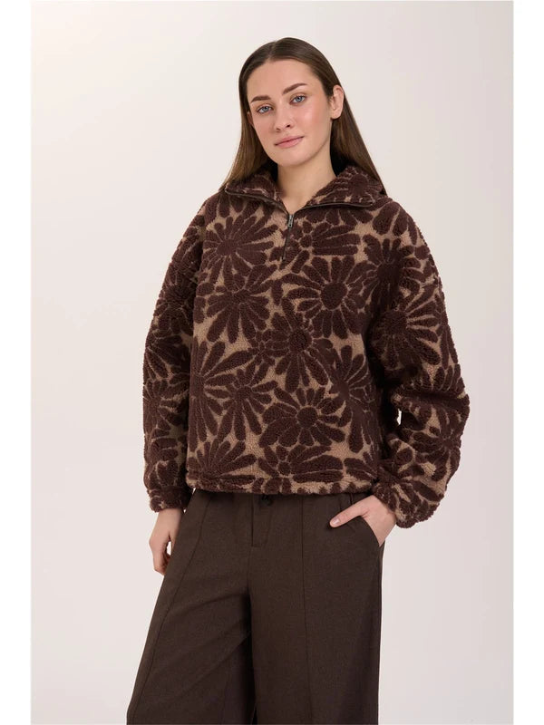 Felpa Sherpa Floreale 24 Colours