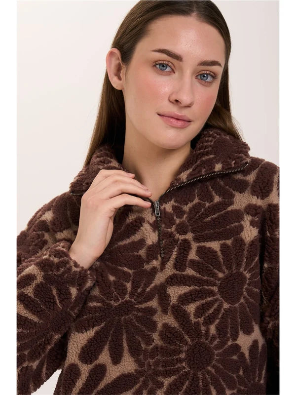 Felpa Sherpa Floreale 24 Colours