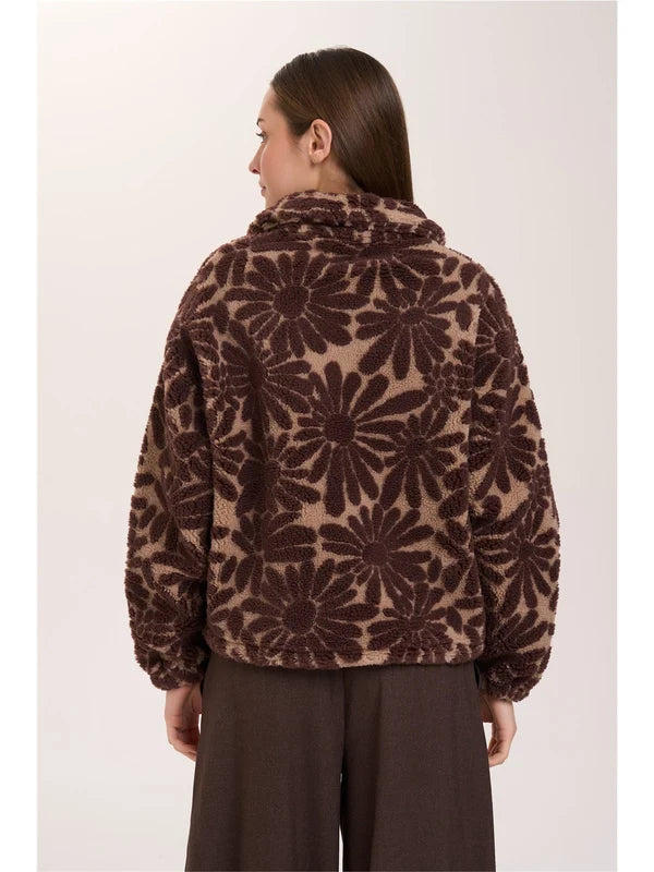 Felpa Sherpa Floreale 24 Colours