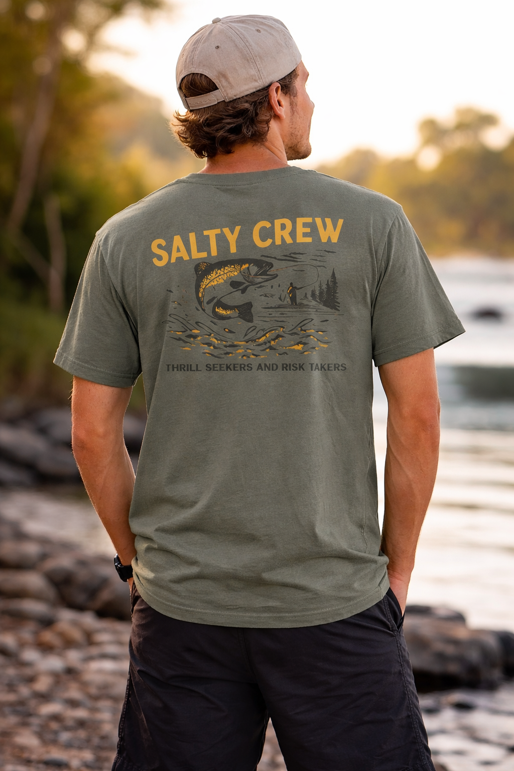 T-shirt Salty Crew Nature Vibes