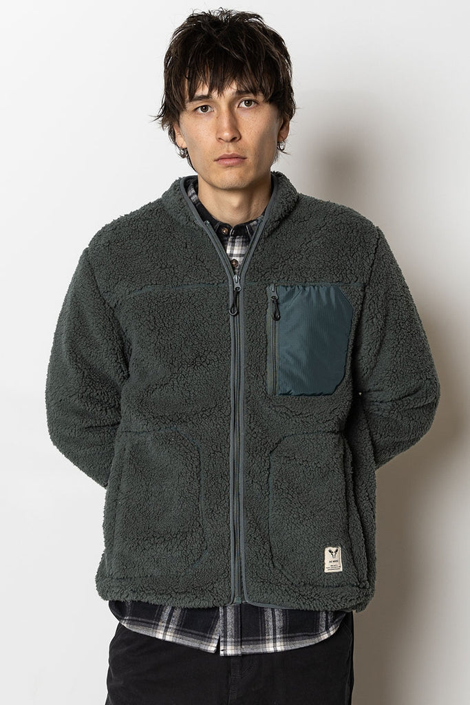 Sherpa Fat Moose Wood Fleece Jacket