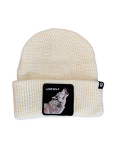 Carica l&#39;immagine nel visualizzatore di Gallery, Beanie Goorin Bros White Lone Wolf