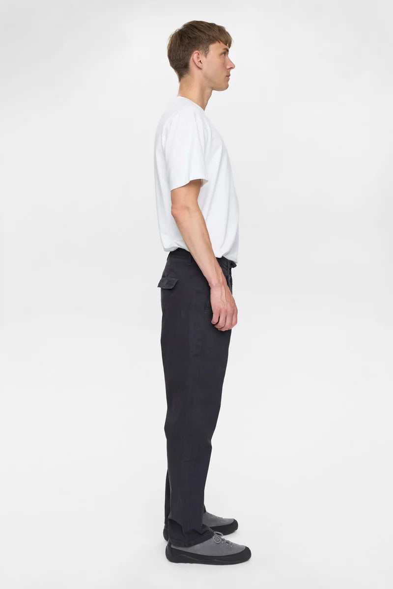 Pantaloni Anerkjendt Akjan Cotton Pleat Ela