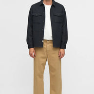 Camicia Lana Cotta Anerkjendt Akoscar Boiled Wool Overshirt