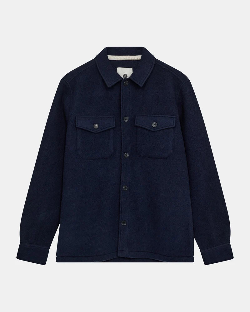 Camicia Lana Cotta Anerkjendt Akoscar Boiled Wool Overshirt