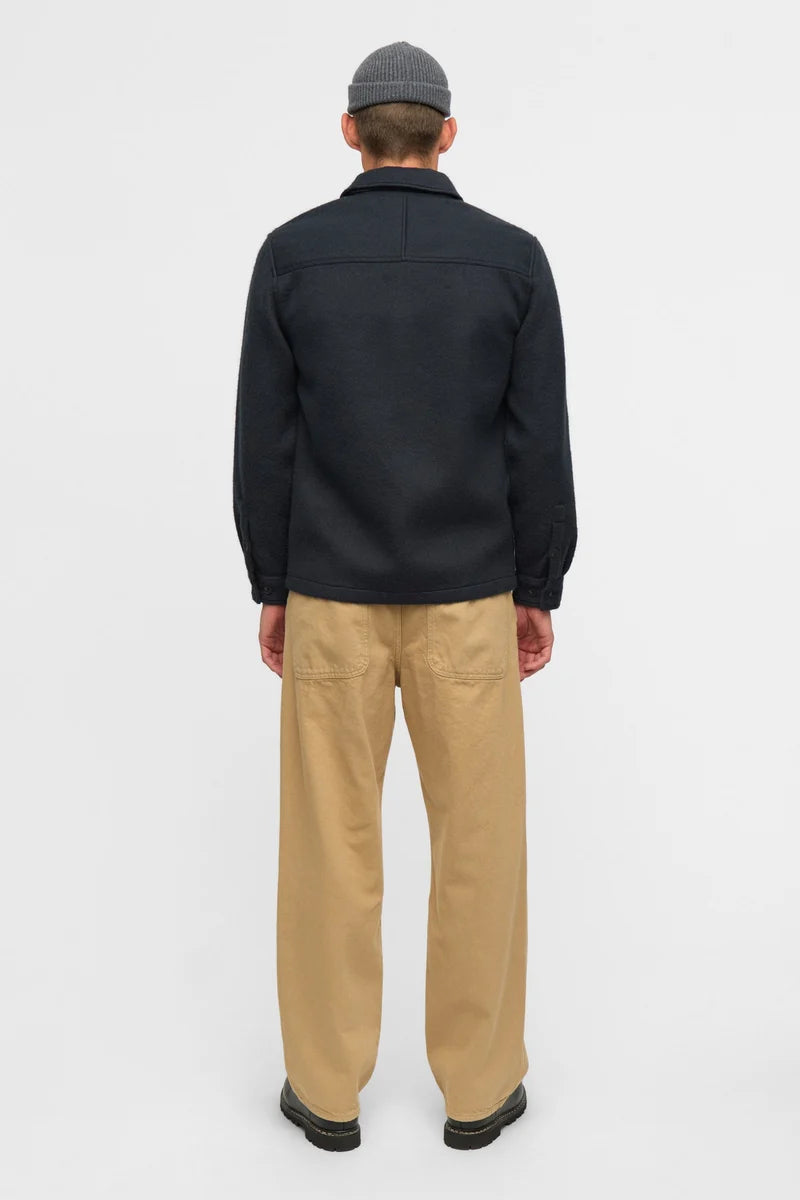 Camicia Lana Cotta Anerkjendt Akoscar Boiled Wool Overshirt