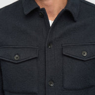 Camicia Lana Cotta Anerkjendt Akoscar Boiled Wool Overshirt