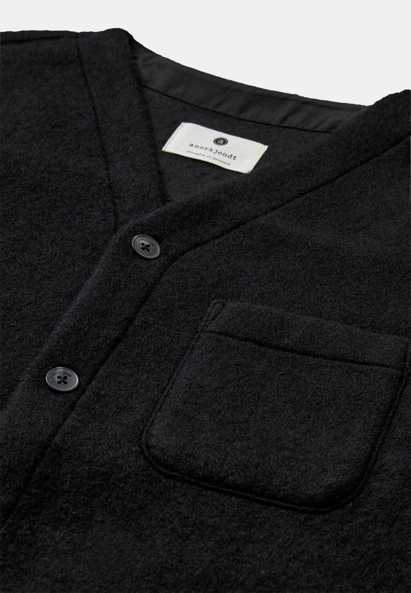 Cardigan Anerkjendt Aksigurd Boiled Wool Overshirt