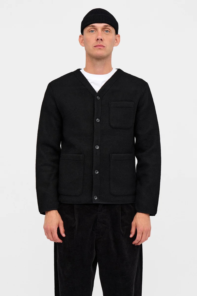 Cardigan Anerkjendt Aksigurd Boiled Wool Overshirt