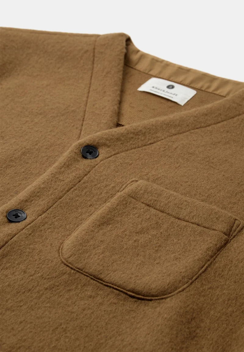Cardigan Anerkjendt Aksigurd Boiled Wool Overshirt