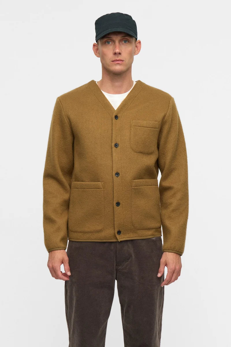 Cardigan Anerkjendt Aksigurd Boiled Wool Overshirt