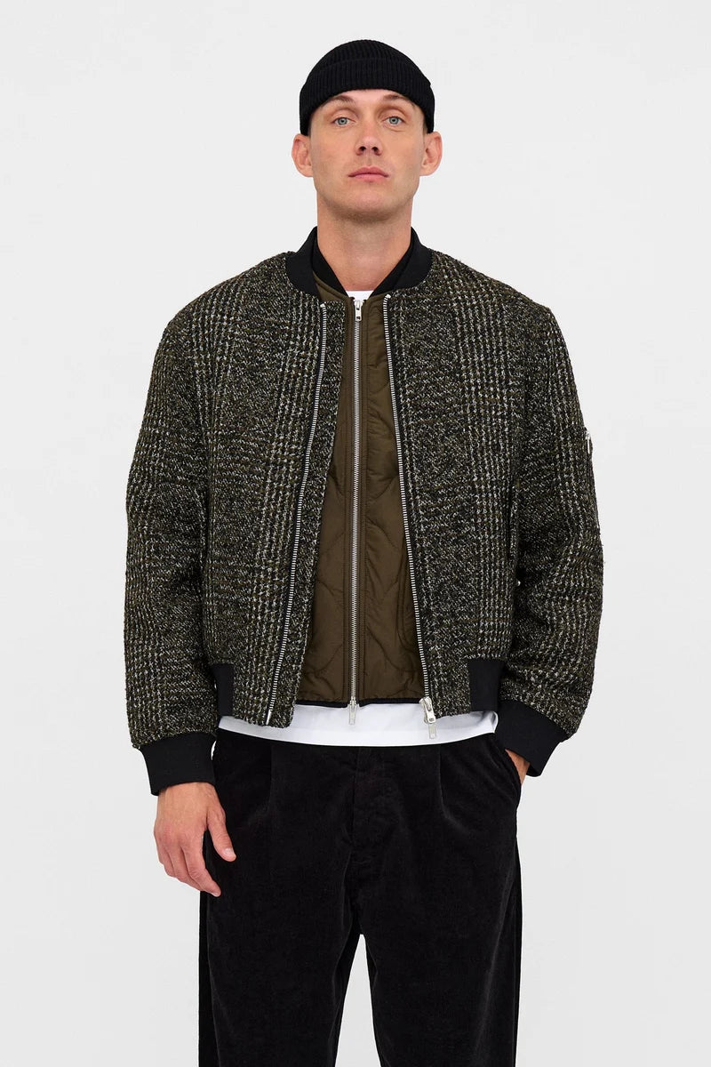 Giacca Anerkjendt Akbertie Check Wool