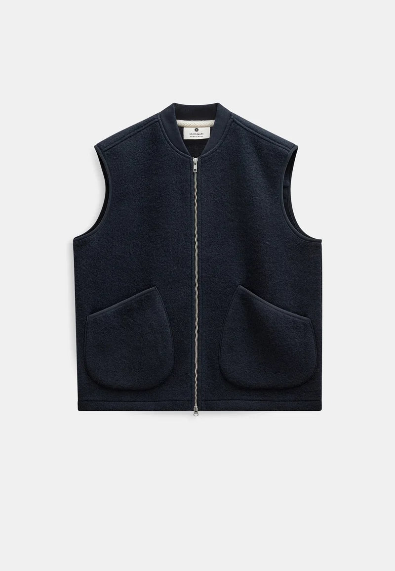Gilet Uomo Anerkjendt Akrobin Boiled Wool