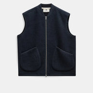 Gilet Uomo Anerkjendt Akrobin Boiled Wool