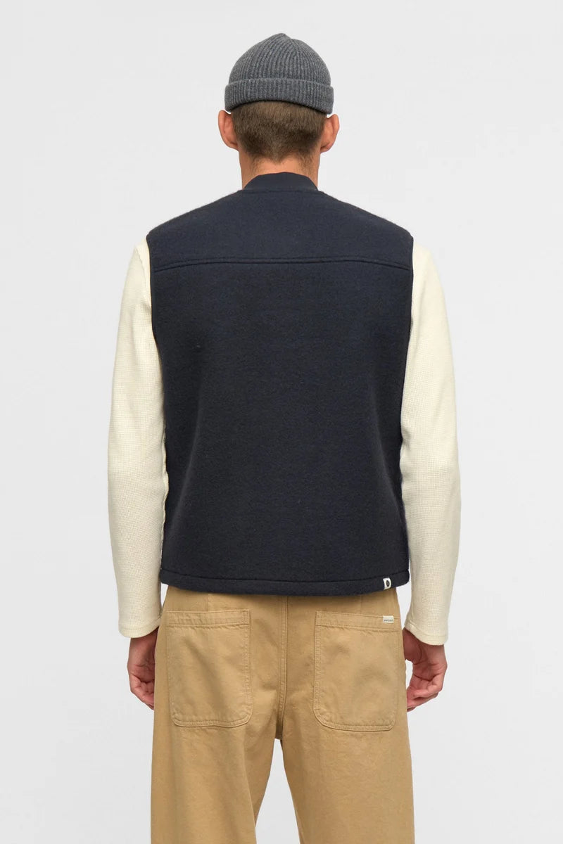 Gilet Uomo Anerkjendt Akrobin Boiled Wool