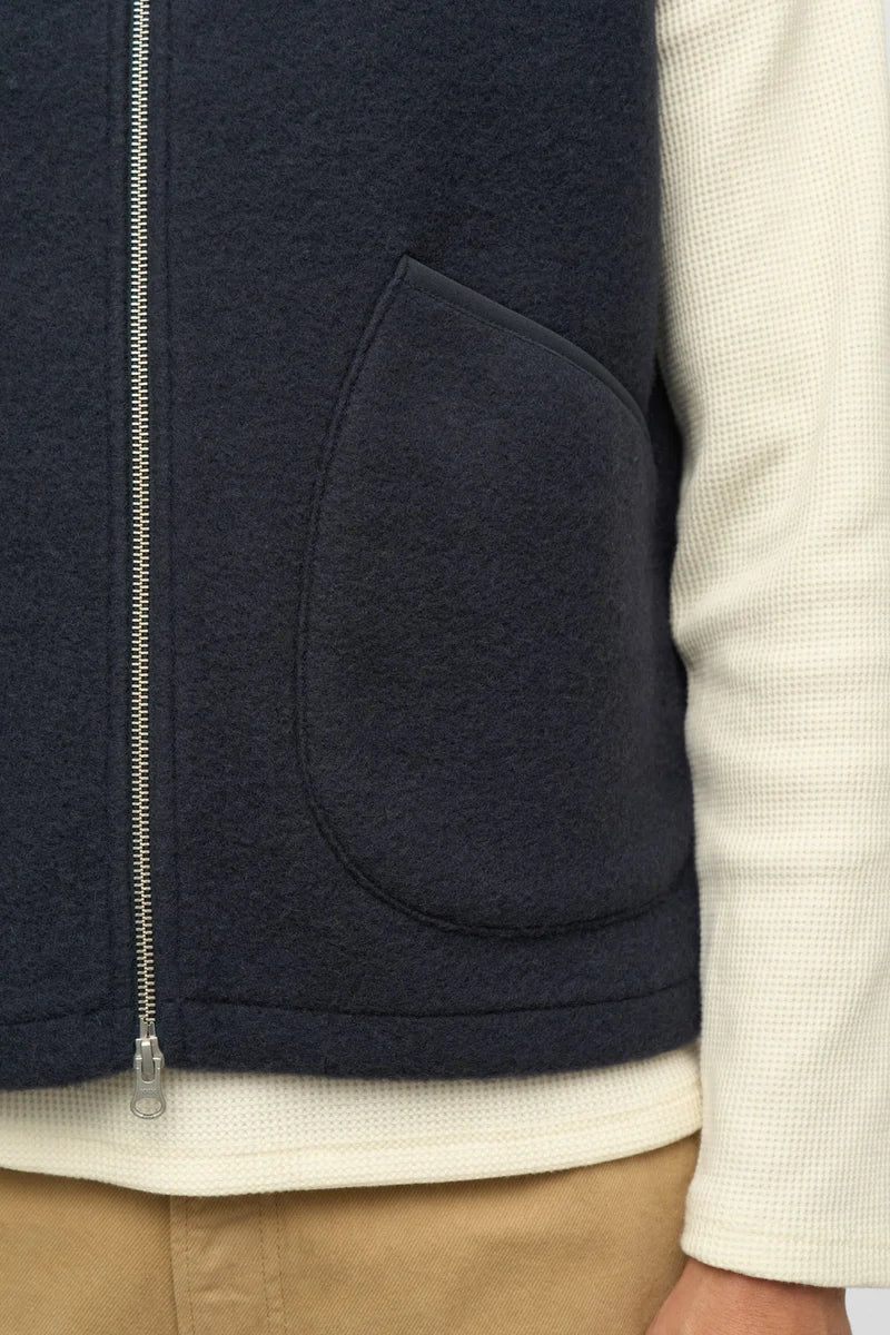 Gilet Uomo Anerkjendt Akrobin Boiled Wool