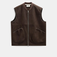 Gilet Uomo Anerkjendt Akrobin Boiled Wool