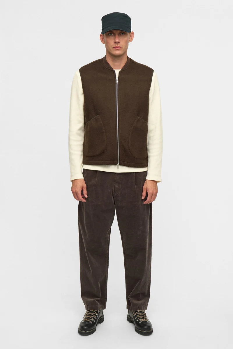 Gilet Uomo Anerkjendt Akrobin Boiled Wool
