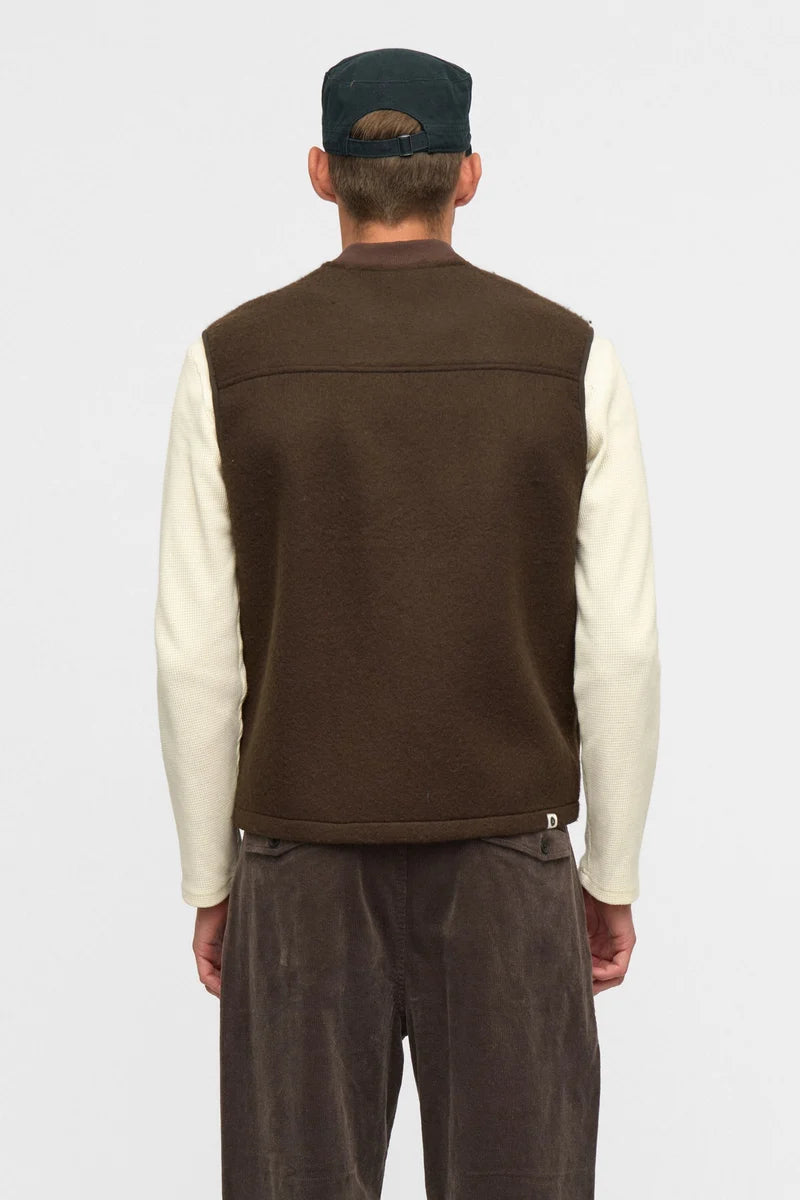 Gilet Uomo Anerkjendt Akrobin Boiled Wool