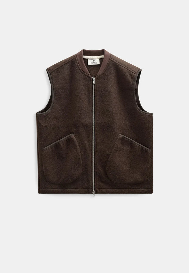 Gilet Uomo Anerkjendt Akrobin Boiled Wool