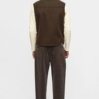 Gilet Uomo Anerkjendt Akrobin Boiled Wool