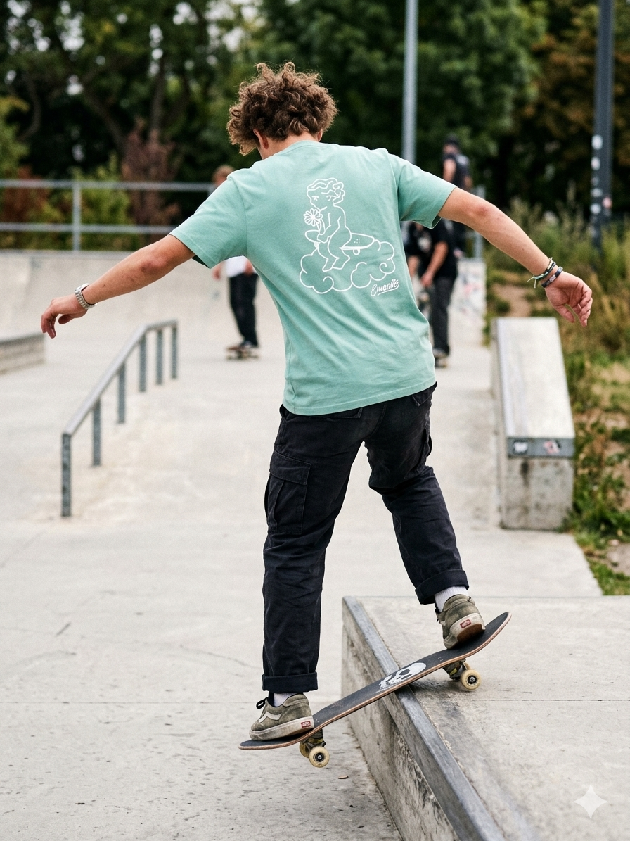 T-shirt Ementa Cloudly