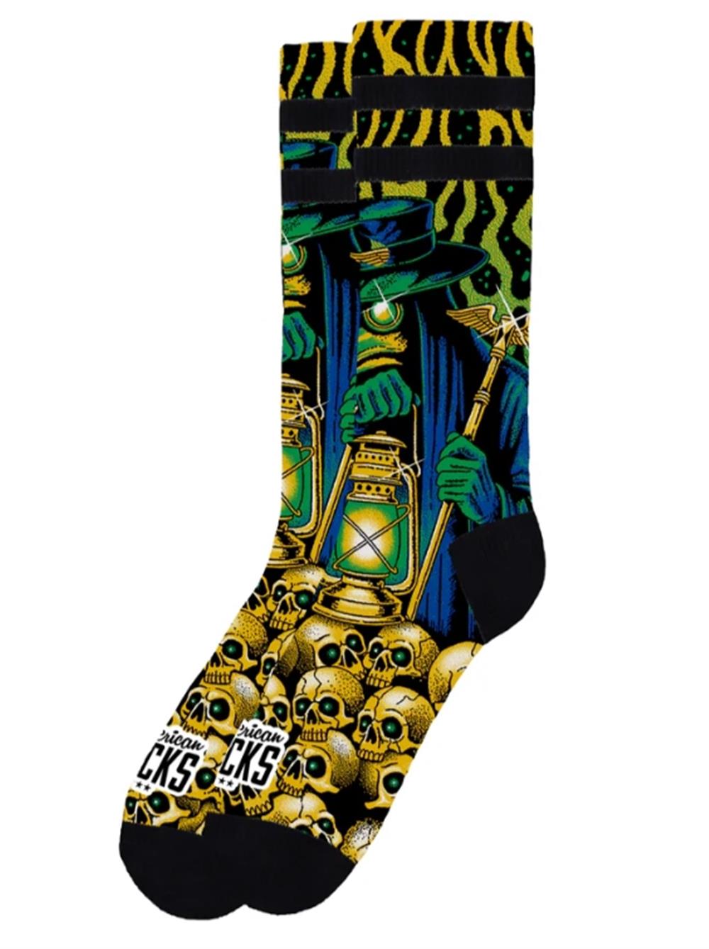 Calzini American Socks Black Plague