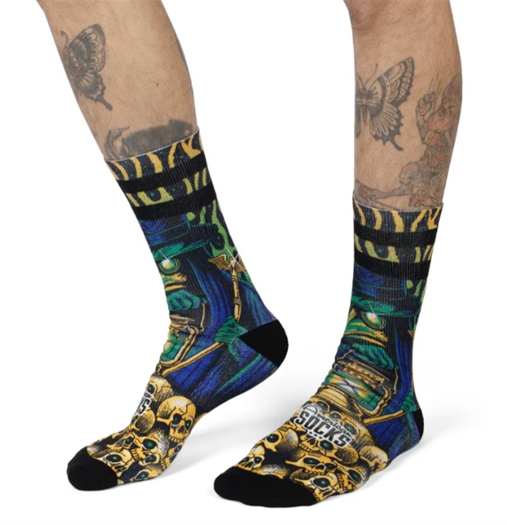 Calzini American Socks Black Plague