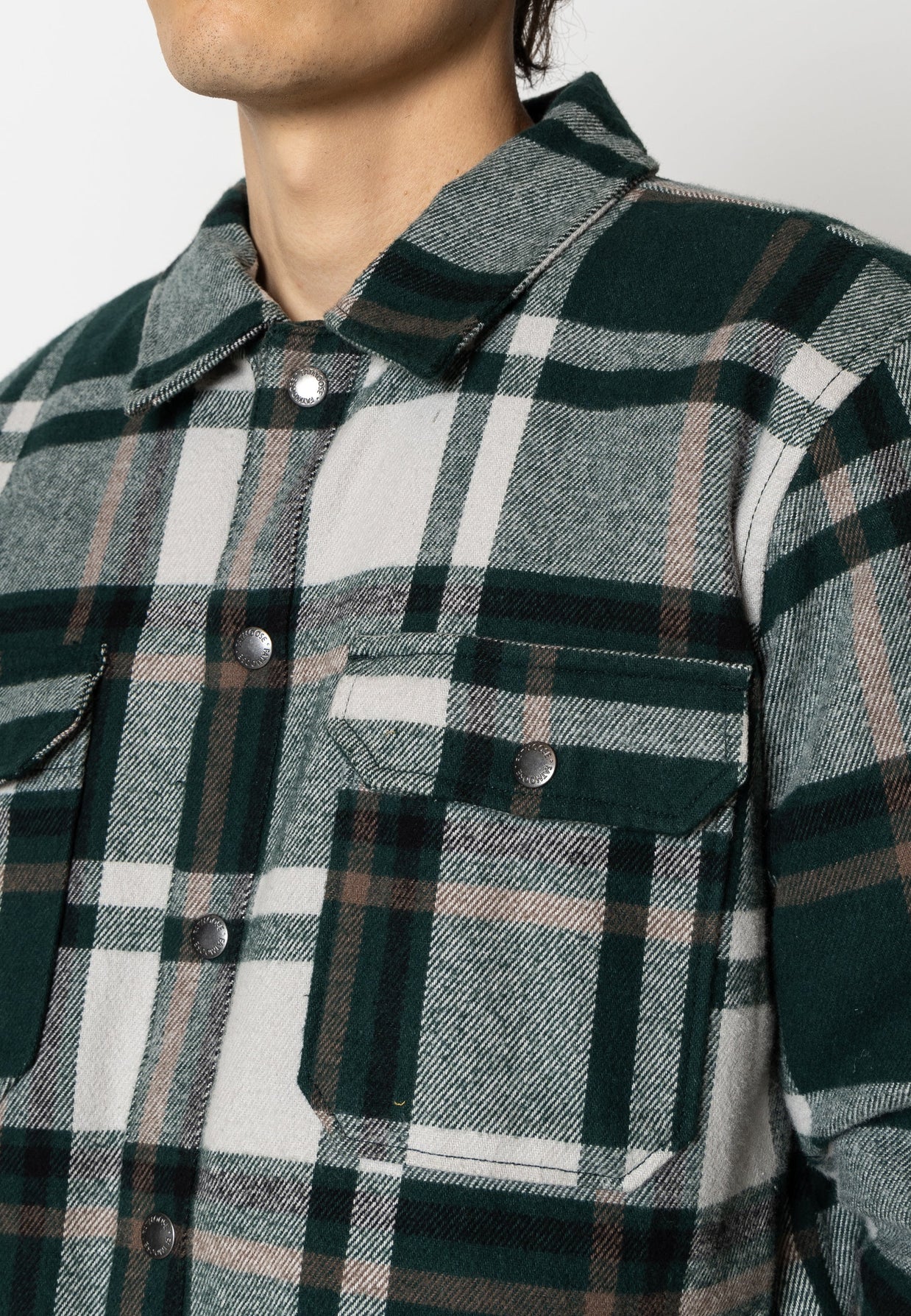 Camicia Flanella Imbottita Fat Moose Asger Overshirt