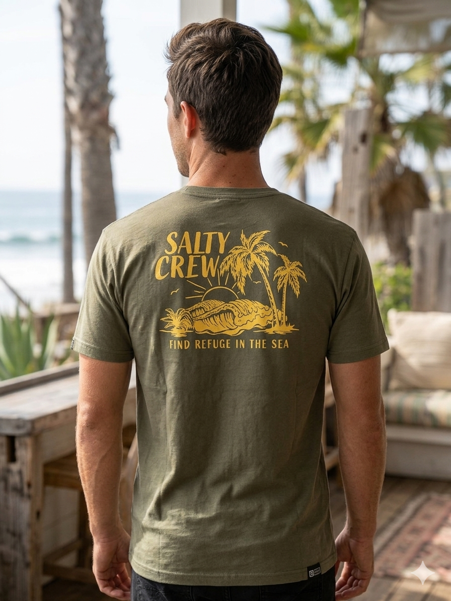 T-shirt Salty Crew Outside