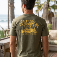 T-shirt Salty Crew Outside