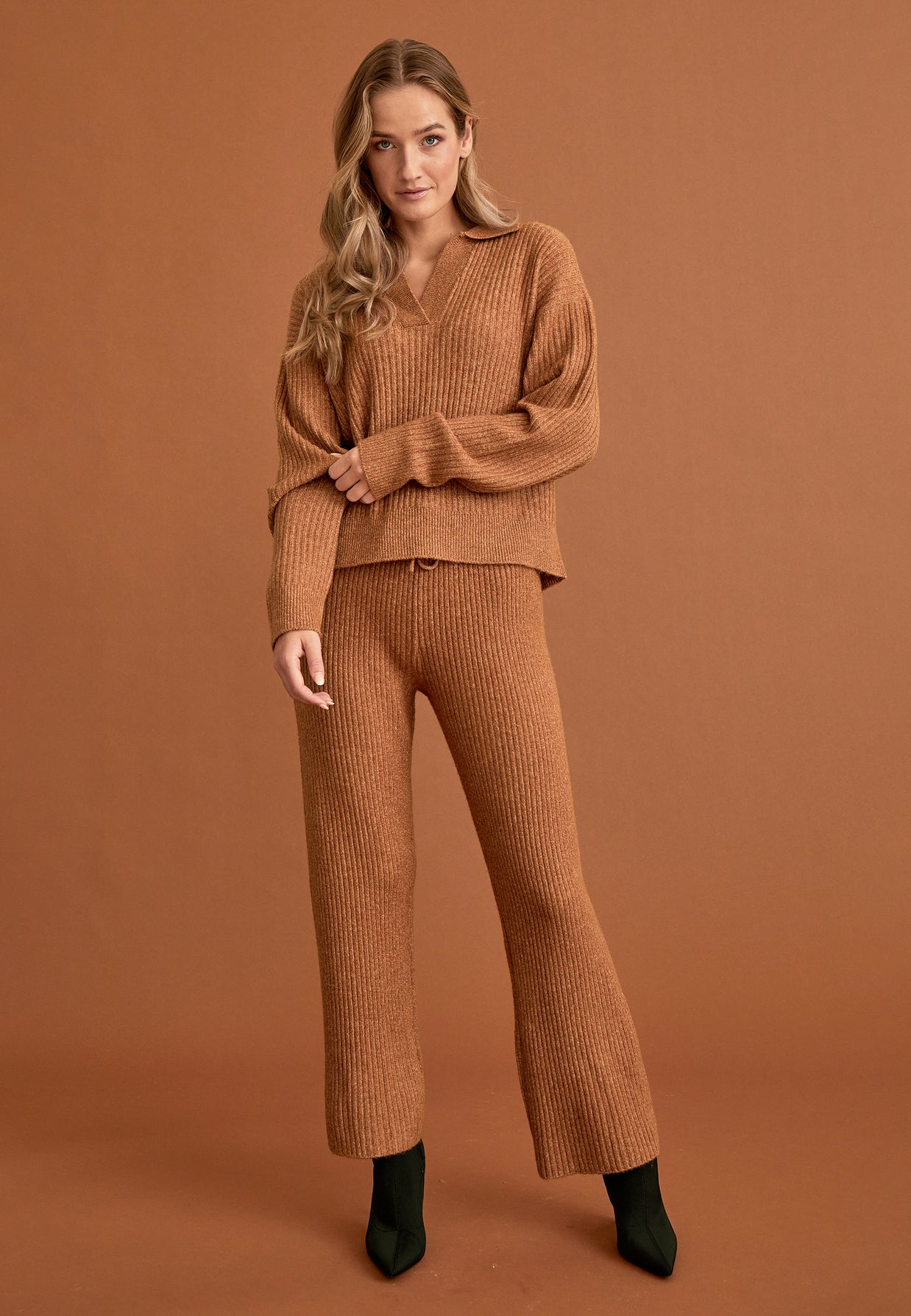 Pantaloni Desires DSEmma Wide Leg Knit