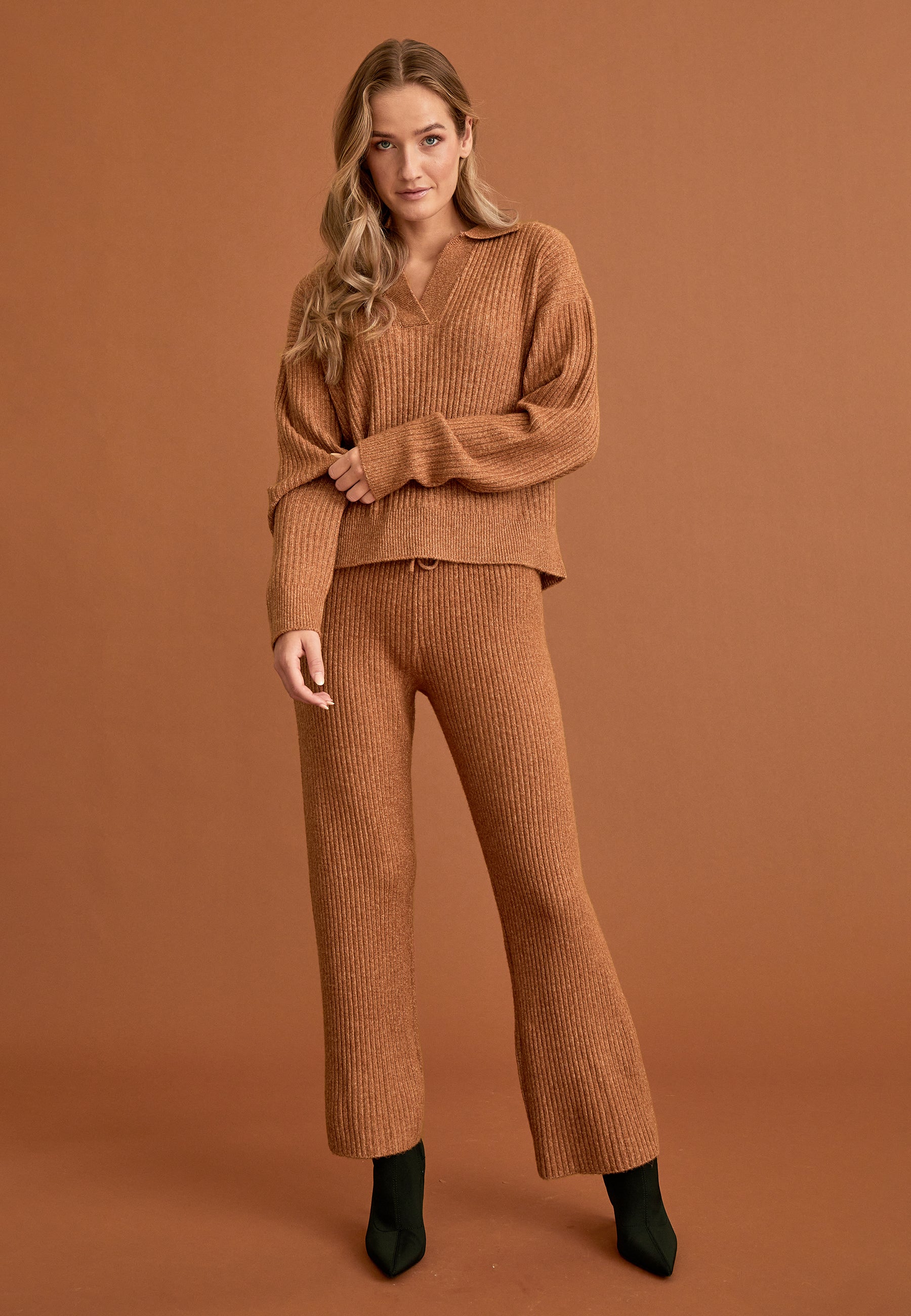 Pantaloni Desires DSEmma Wide Leg Knit
