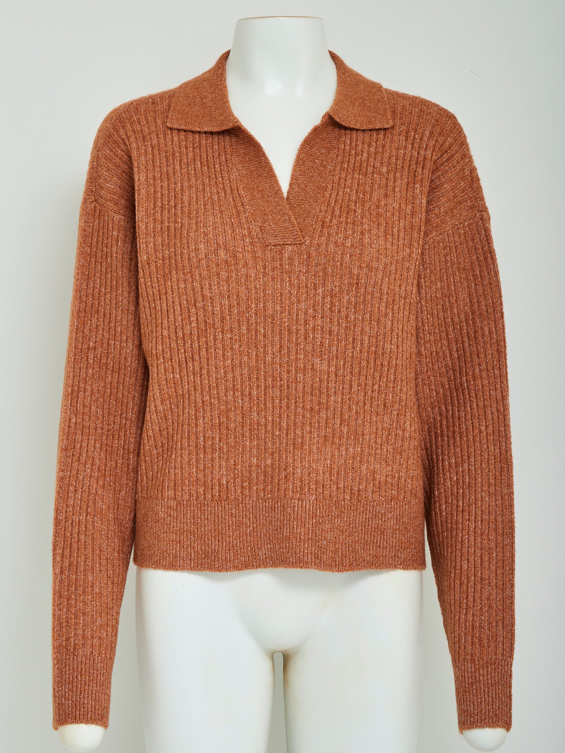 Pullower Desires DSEmma Crop Polo Knit