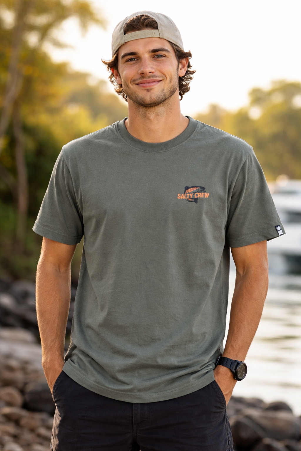 T-shirt Salty Crew Nature Vibes