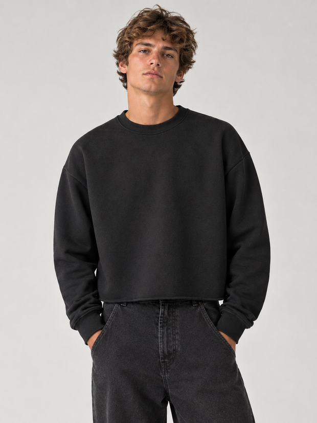 Felpa Girocollo Booger Crop