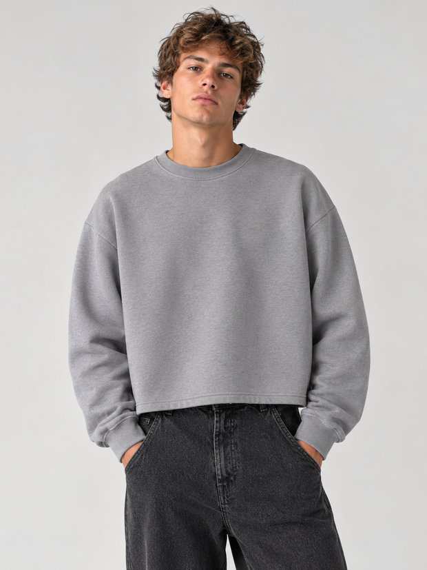 Felpa Girocollo Booger Crop