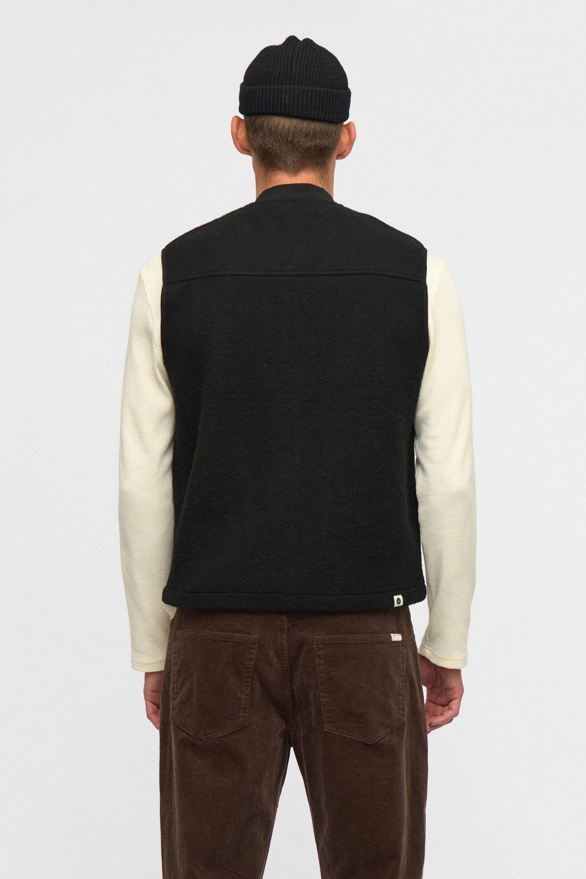 Gilet Uomo Anerkjendt Akrobin Boiled Wool